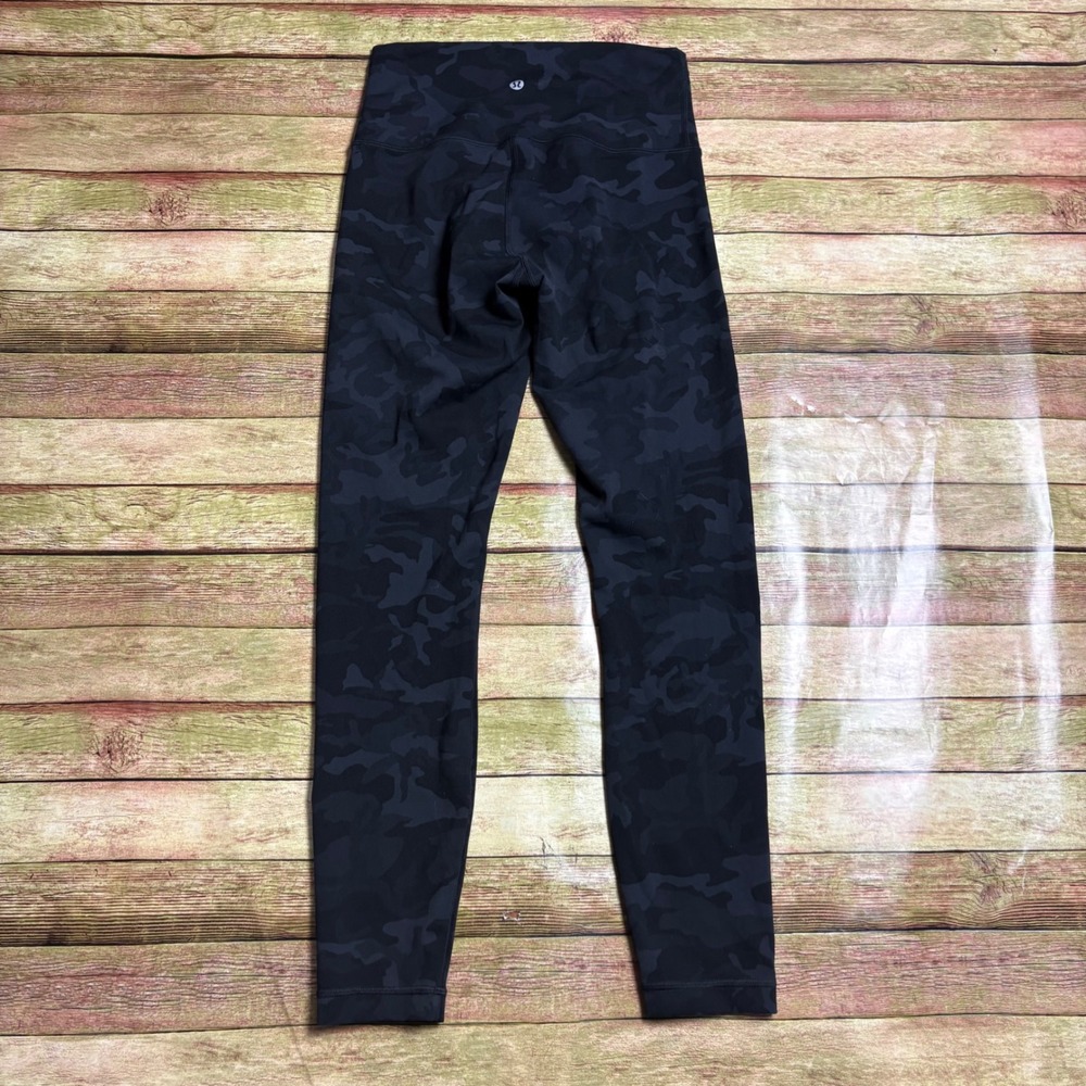 Lululemon Wunder Under High Rise Leggings Heritage 365 Camo Deep Coal Multi 6